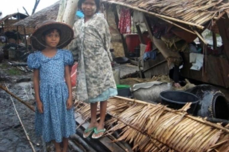 Dans le delta de l'Irrawaddy des villages n'ont pas encore reçu d'aide