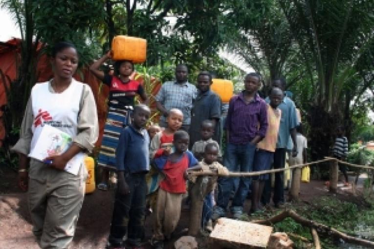 Likasi dans la province du Katanga MSF prend en charge l'épidémie de choléra