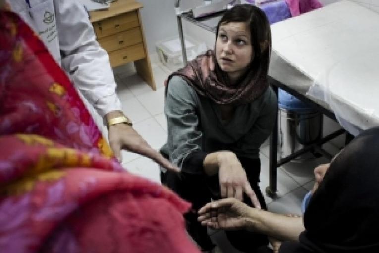 Une infirmière MSF dans l'hôpital Ahmed Shah Baba à Kaboul  Octobre 2010