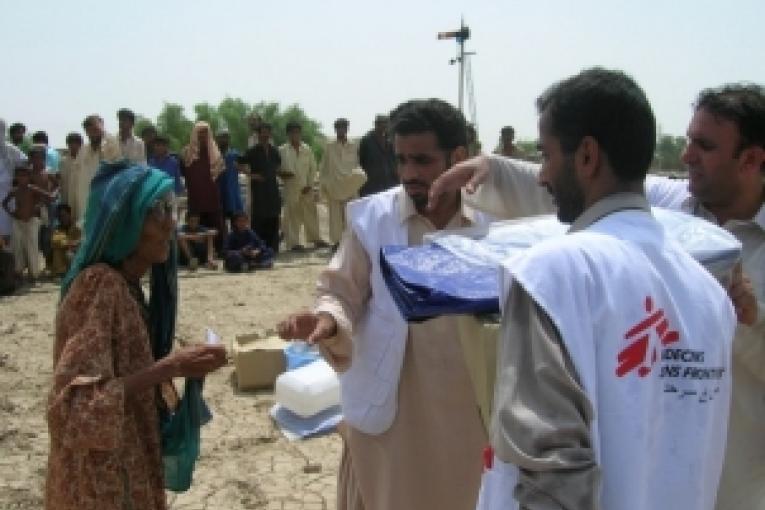 Dans la province du Baloutchistan au Pakistan Août 2010