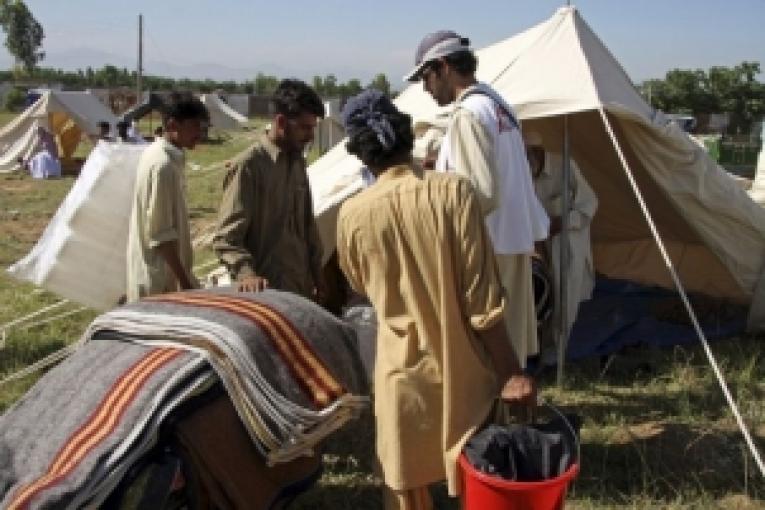 Camp de Mazdoor Abad Pakistan may 2009.