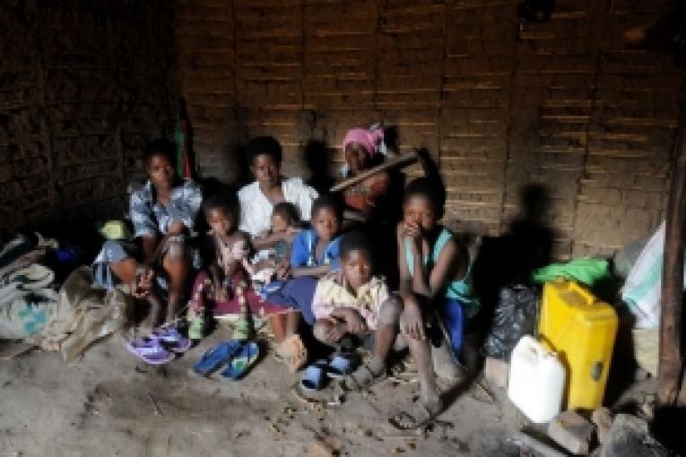 Populations déplacées par la violence dans la région du Lubero Nord Kivu avril 2009.