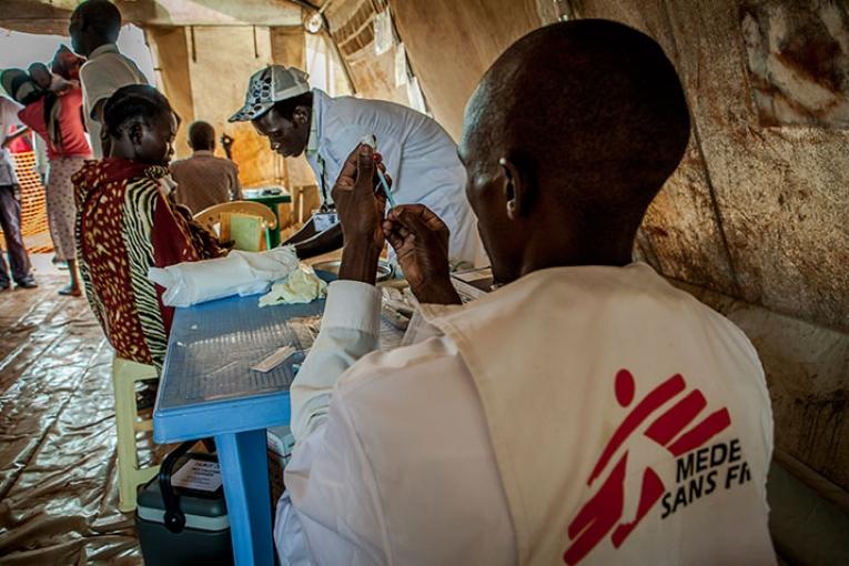 MSF a vacciné 5000 enfants de moins de 2 ans à Yida au Soudan du Sud. Yann Libessart/MSF