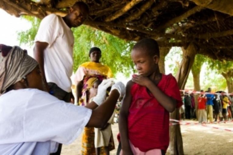 Campagne de vaccination au Nigeria.