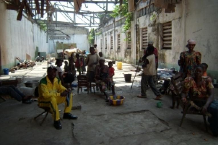 Des réfugiés dans le district de Bétou République du Congo Novembre 2009