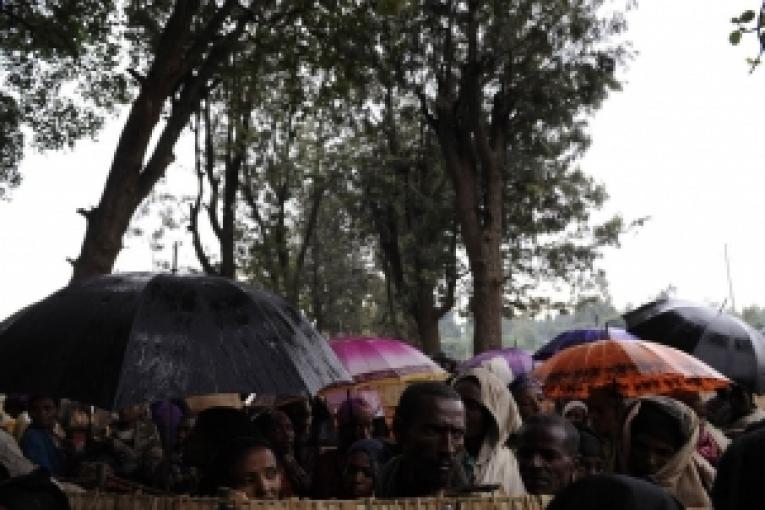 Centre nutritionnel MSF à Kuyera dans la région Oromo août 2008