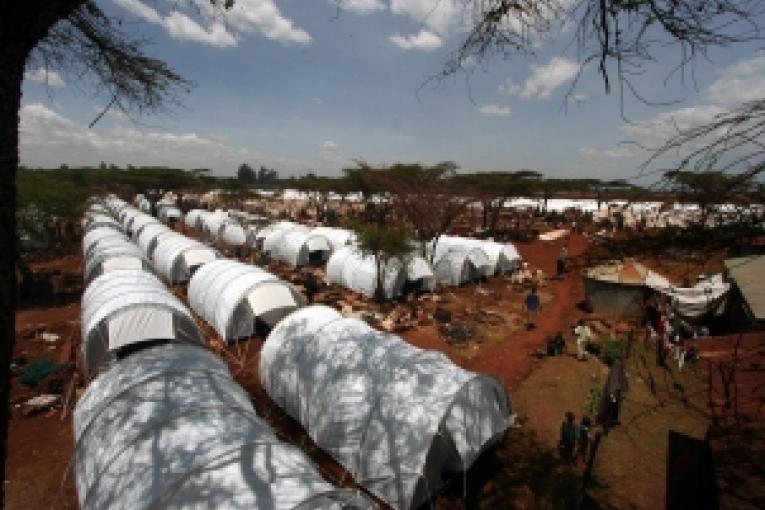 Site de déplacés autour de Kitalé ouest Kenya