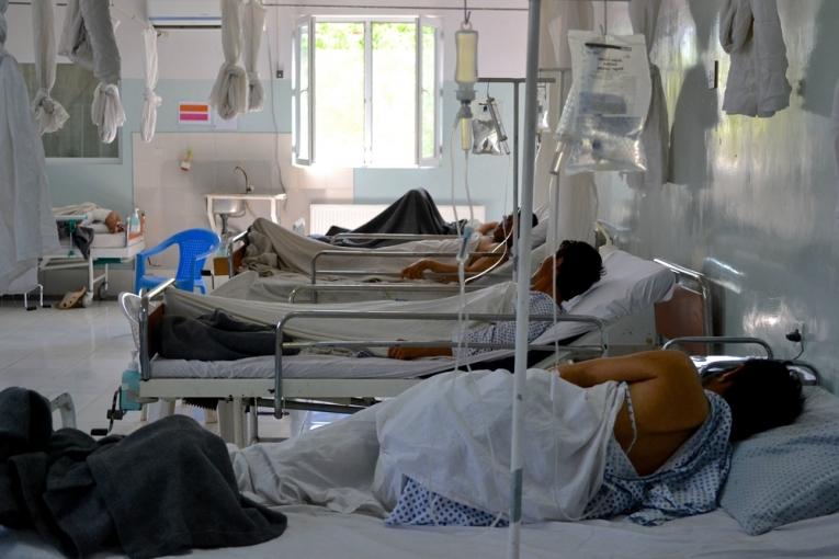 A l'intérieur de l'hôpital de MSF à Kunduz en Afghanistan en mai 2015.