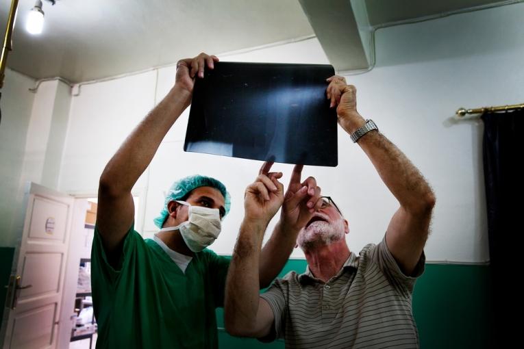 Un hôpital de MSF au nord de la Syrie (Gouvernorat d'Alep). 2013. Anna Surinyach