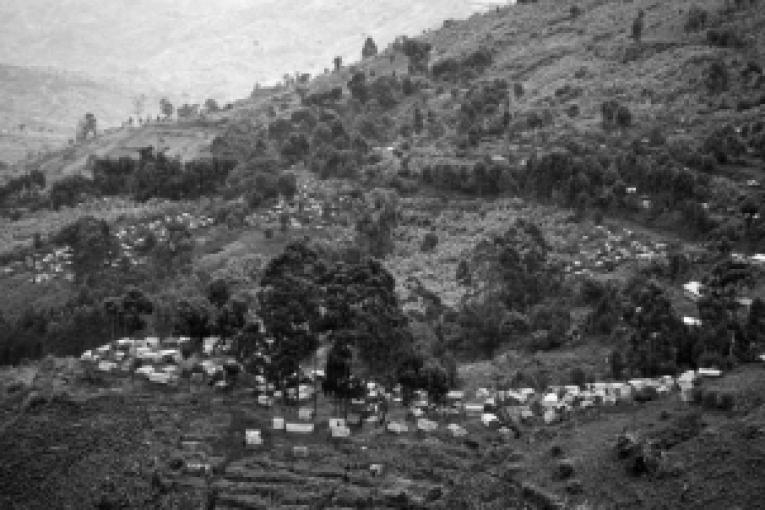 Camp de déplacés dans le territoire de Masisi (RDCongo)