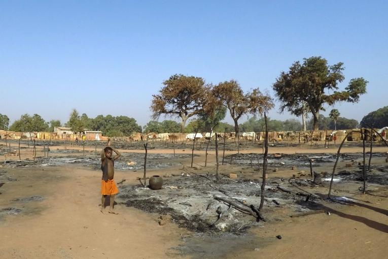 Camp de déplacés de Batangafo 10 février 2016