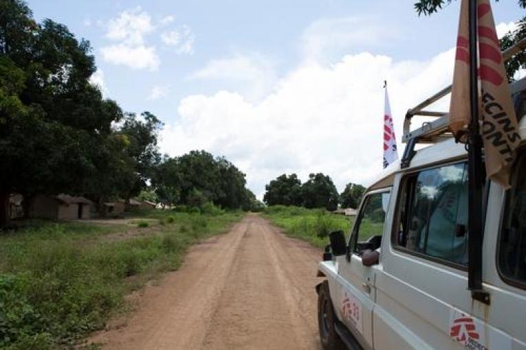 Une route près de Bossangoa RCA. Juan Carlos Tomasi/MSF