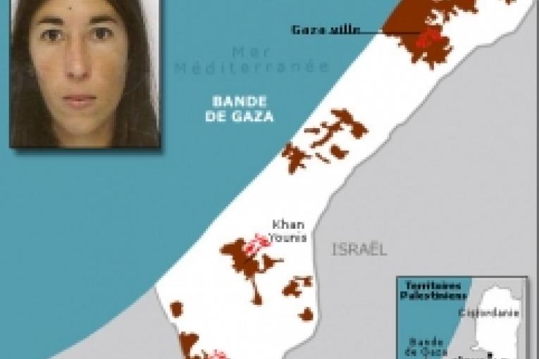 Jessica Pourraz responsable MSF à Gaza