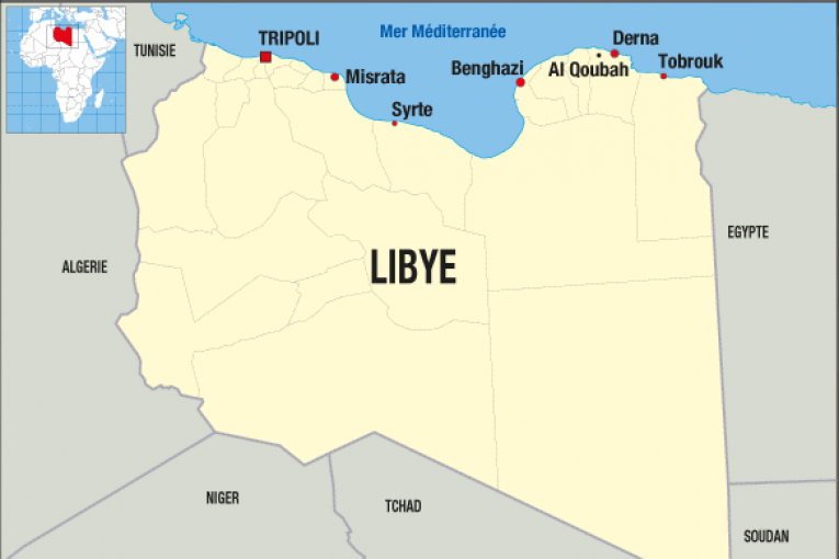 Carte de la Libye