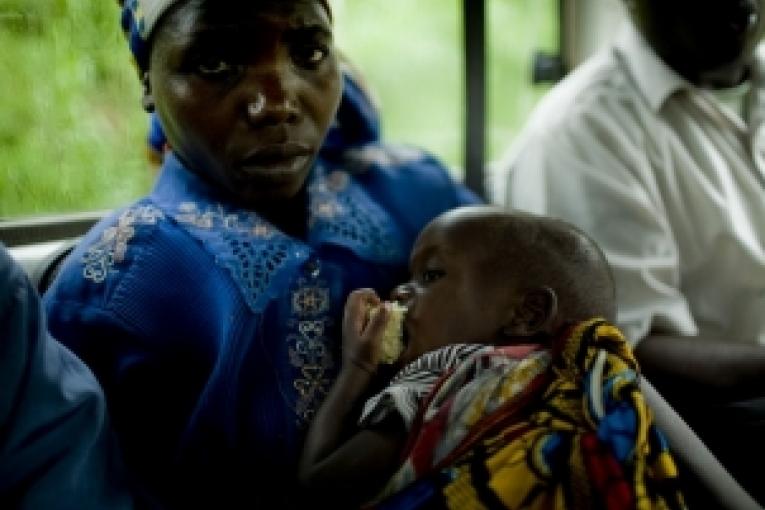 RDCongo  Centre thérapeutique nutritionnel MSF à Mweso au Nord Kivu dans l'est de la RDC