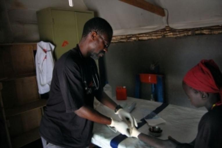 Centre de santé de MSF à Pieri Jonglei Sud Soudan.