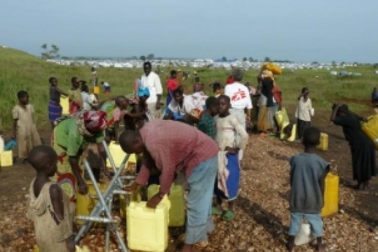 Ouganda décembre 2008. Camp de réfugiés de Matanda près de la localité frontalière de Ishasha.