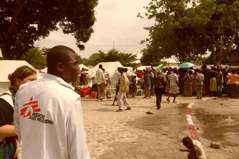 aide aux déplacés par la catastrophe de Brazzaville