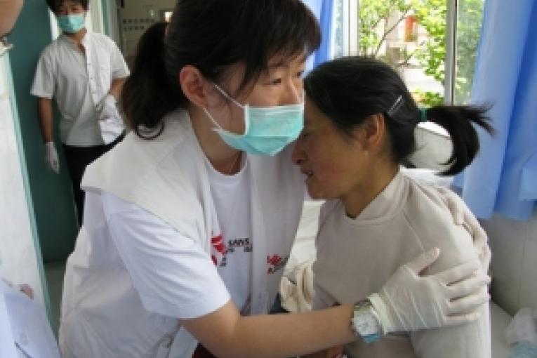 Intervention d'urgence suite au séisme Sichuan mai 2008