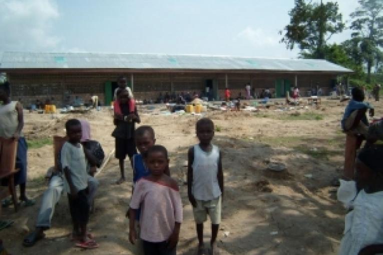 Des réfugiés dans le district de Bétou en République du Congo
