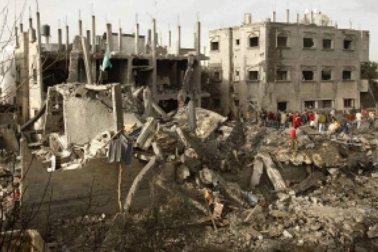 Sud de la bande de Gaza le 30 décembre 2008.