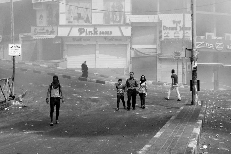 Les habitants d'Hébron sont susceptibles d'être soudainement exposés à des événements potentiellement traumatiques qui peuvent avoir des effets sur leur santé mentale. Palestine. 2018.