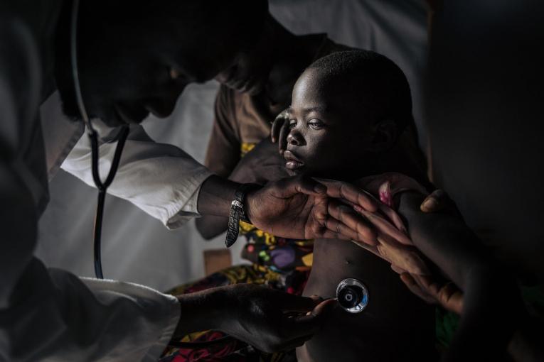 Measles Unit in Biringi Hospital, Ituri Province