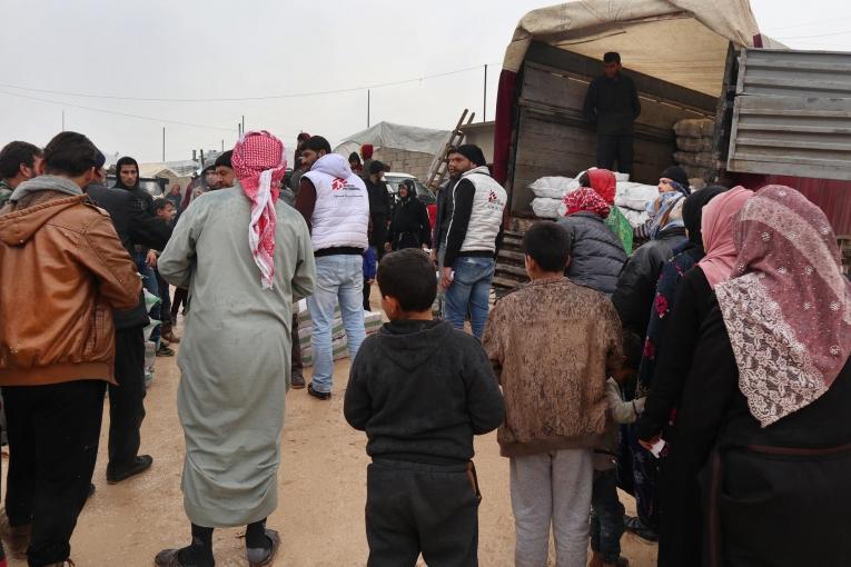 Despair and displacement in wintery northwest Syria