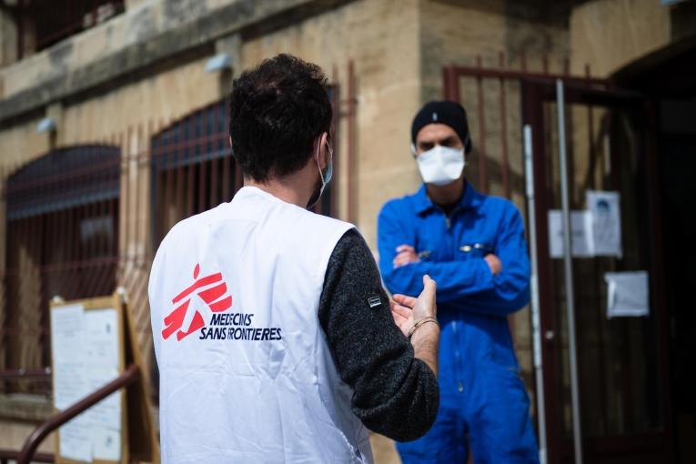 Les équipes MSF ont apporté leur soutien à deux centres de diagnostic et d’orientation Covid-19 dans les quartiers nord de Marseille en 2020