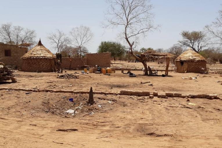 Vue du village de Fada, dans l'est du Burkina Faso. L'accès à l'eau est problématique dans la région. 