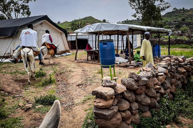 Centre de santé MSF à Umo, État du Darfour, Soudan, le 30 septembre 2020.