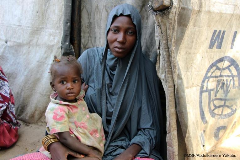 Falmata est mère de deux enfants. Son fils, Mohammed, est mort du paludisme à l'âge de deux ans.