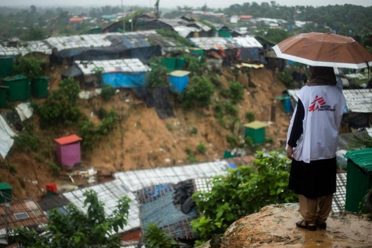 Vue du camp de Cox's Bazar. 2020. Bangladesh.