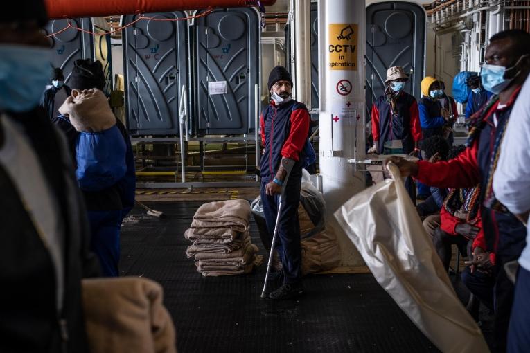 Story of a Syrian family on board