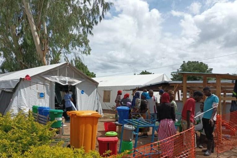 Centre de traitement du choléra dans le district de Mangochi. Malawi. 2022. 