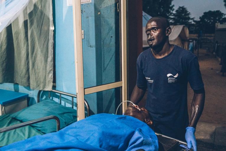 Dahiru Saidu, 32 ans, est un ancien patient de l'hôpital de Sokoto qui y travaille désormais. Nigeria. 2023.