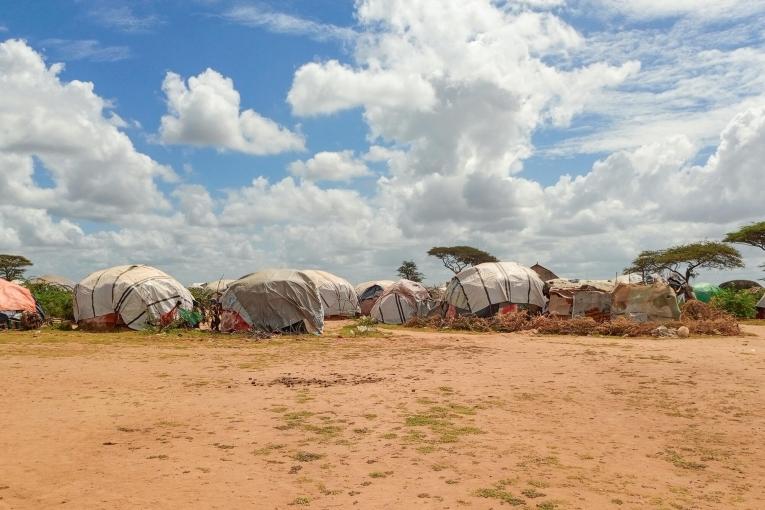 Vue du camp de réfugiés de Dagahaley à Dadaab. Kenya.