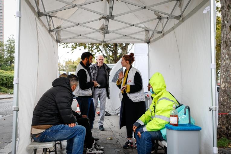 Une clinique mobile en Ile de France