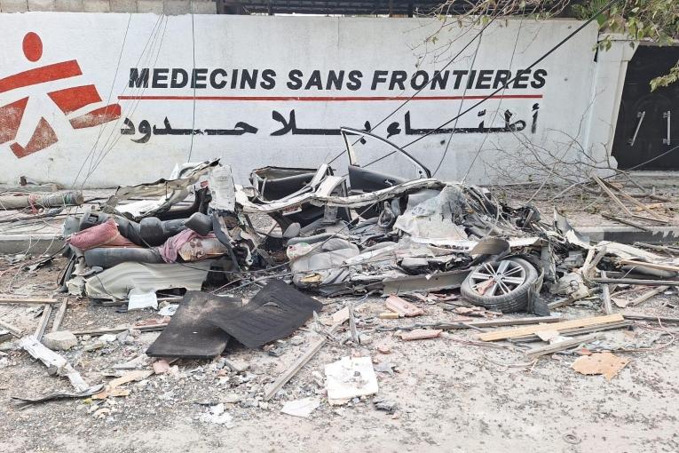 Attaque sur un convoi MSF à Gaza
