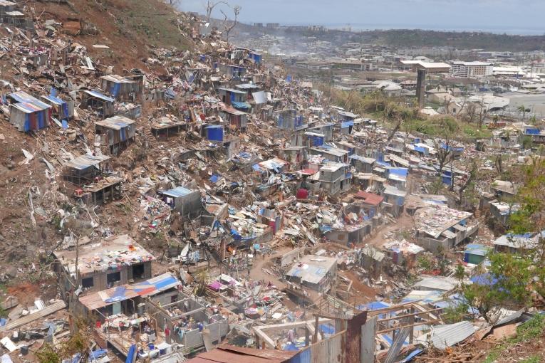Chido cyclone in Mayotte