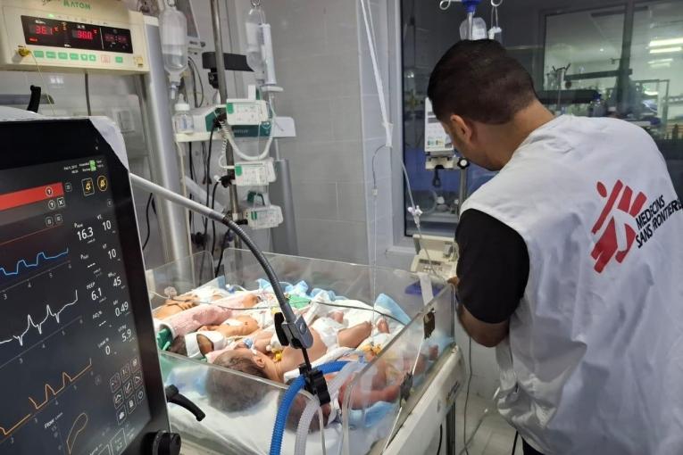 Bébés prématurés dans le Nord de Gaza