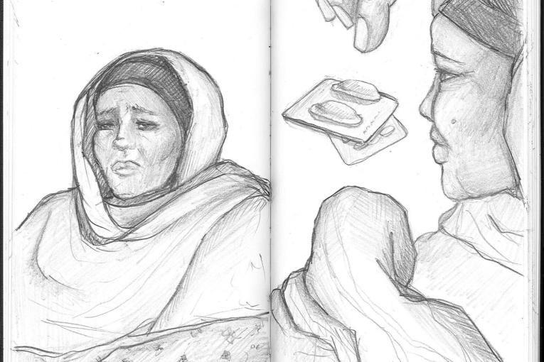 Asma fait partie des 1,5 million de réfugiés soudanais vivant en Égypte. Depuis janvier 2025, Médecins Sans Frontières collabore avec la Fondation Om Habibeh dans le gouvernorat d'Assouan, au sud de l'Égypte, afin d'offrir des soins médicaux gratuits.