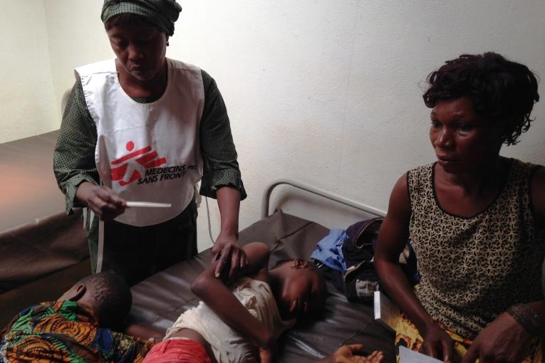 Dispansaire MSF de PK5 Bangui septembre 2014