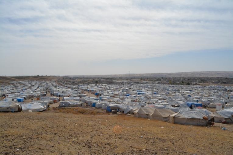 Le camp de Kawargosk à Erbil en Irak qui accueille plus de 13 000 réfugiés.
