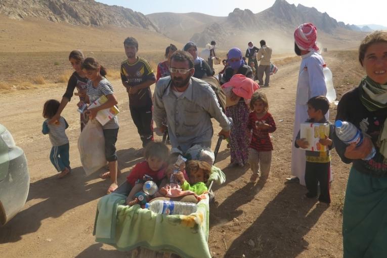 Depuis le 3 août quelque 200 000 personnes ont fui leurs maisons.