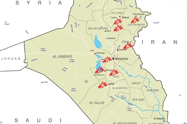 Activités de MSF en Irak