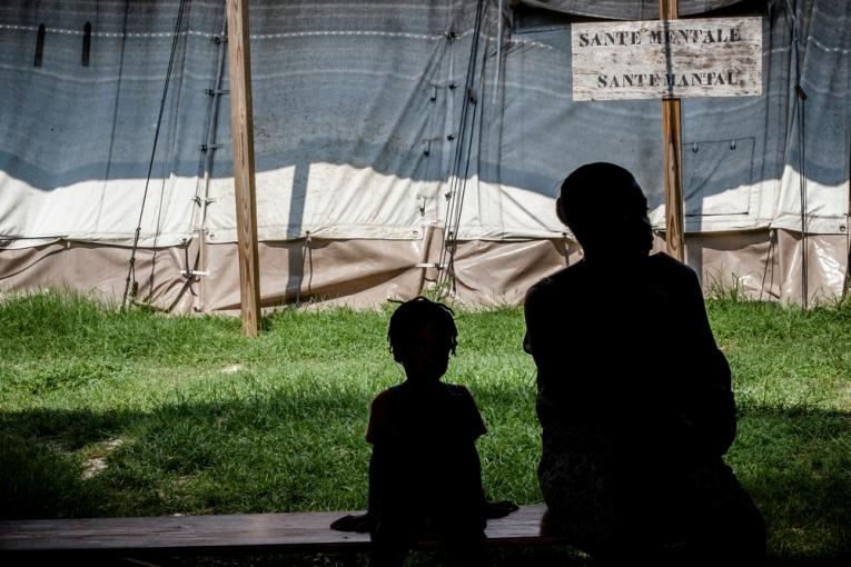 Département de santé mentale hôpital MSF Port au Prince Haïti mai 2011.