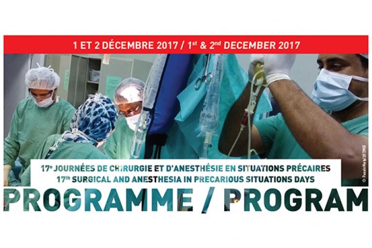 Journée de chirurgie et d'anesthésie MSF 2017