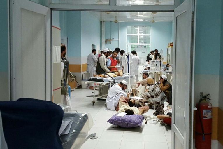 L'hôpital MSF de Kunduz.