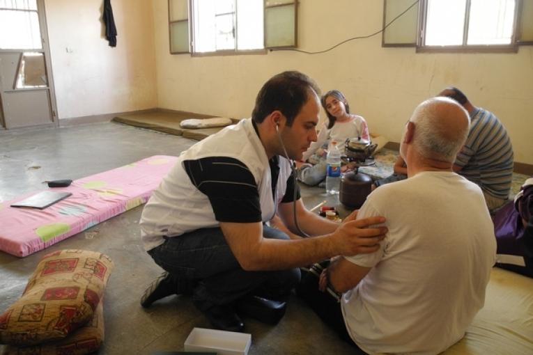 La plupart des réfugiés syriens au Liban comptent sur l'aide humanitaire qui est à présent menacée Juillet 2012